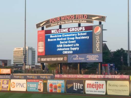 CBEGSO on Four Winds Field Sign